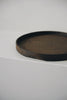 Keiichi Murakami - K-2 Black lacquered hand-carved wooden tray in Japanese chestnut