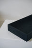 Keiichi Murakami - K-12 Black lacquered hand-carved wooden tray in Camphor wood