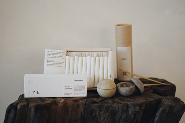 HAZE x IYÉ - Relaxation and Meditation Incense Candle Set (Special Offer!)