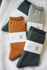 Glück und Gute - Plain Silk & Cotton Double-layered Socks