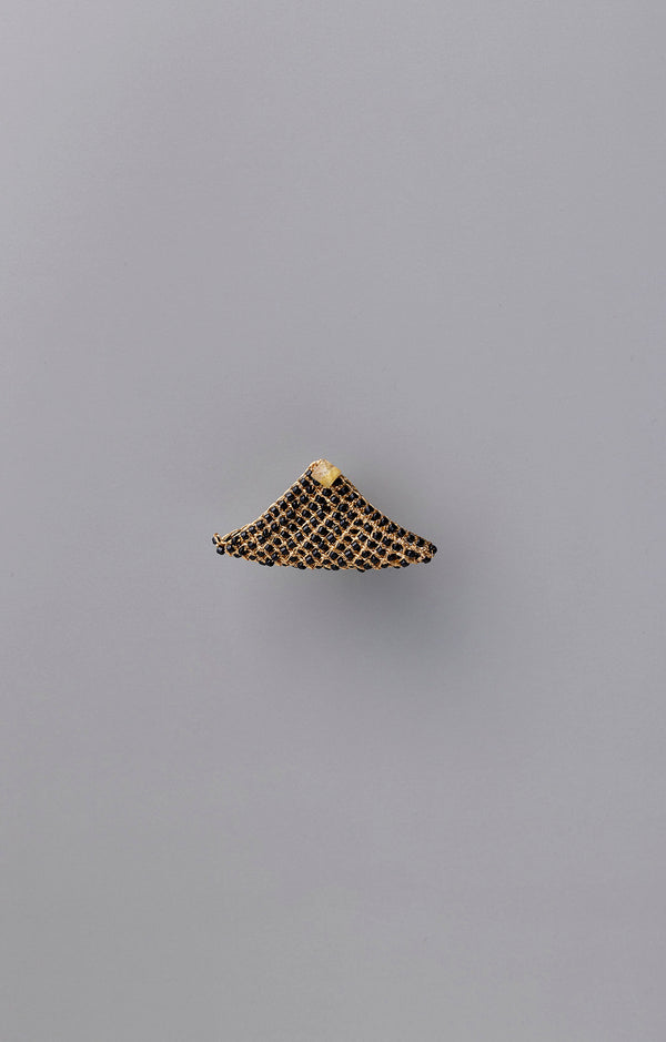 FUA Accessory - Textile Origami Pierced Earrings