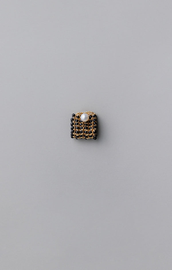 FUA Accessory - Textile Clutch Pierced Earrings