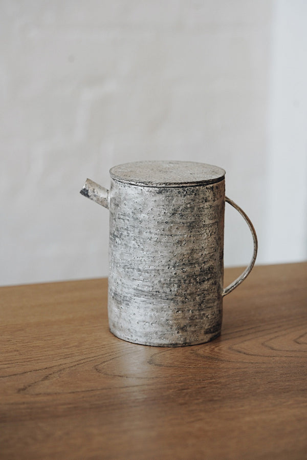 Takashi Endoh - Tea Pot/Coffee Pot Silver Glaze