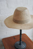 Wica Grocery - Flat Top Straw Hat with an Organic Brim