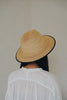 Wica Grocery - Drop shaped brim straw hat (LAST ONE)