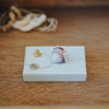 Uqui - Handmade Sea Shell Brooches with Kintsugi Joints