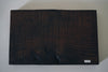 Keiichi Murakami - K-10 Black lacquered hand-carved wooden tray in Japanese chestnut