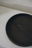 Keiichi Murakami - K-3 Black lacquered hand-carved wooden tray in Japanese chestnut