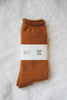 Glück und Gute - Plain Silk & Cotton Double-layered Socks