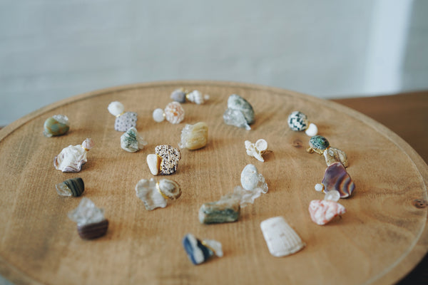 Uqui - Handmade Sea Shell Pierced and Clip-on Earrings