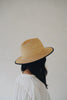 Wica Grocery - Drop shaped brim straw hat (LAST ONE)
