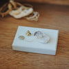 Uqui - Handmade Sea Shell Brooches with Kintsugi Joints