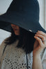 Wica Grocery - Foldable Abaca Straw Hat Black