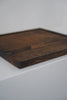 Keiichi Murakami - K-7 Black lacquered hand-carved wooden tray in Japanese chestnut