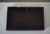 Keiichi Murakami - K-10 Black lacquered hand-carved wooden tray in Japanese chestnut