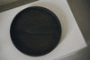 Keiichi Murakami - K-3 Black lacquered hand-carved wooden tray in Japanese chestnut