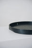 Keiichi Murakami - K-1 Black lacquered hand-carved wooden tray in Japanese cherry wood