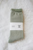 Glück und Gute - Plain Silk & Cotton Double-layered Socks