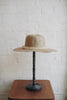 Wica Grocery - Tanned Straw Hat with Dried Leaf Décor