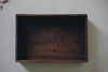 Keiichi Murakami - K-13 Black lacquered hand-carved wooden tray in Camphor wood