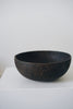 Keiichi Murakami - K-15 Black lacquered hand-carved wooden bowl in Japanese chestnut