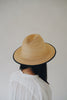 Wica Grocery - Drop shaped brim straw hat (LAST ONE)