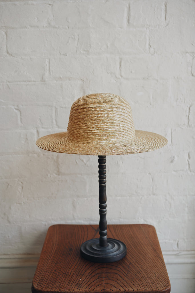 Wica Grocery - Round Wide Brim Straw Hat