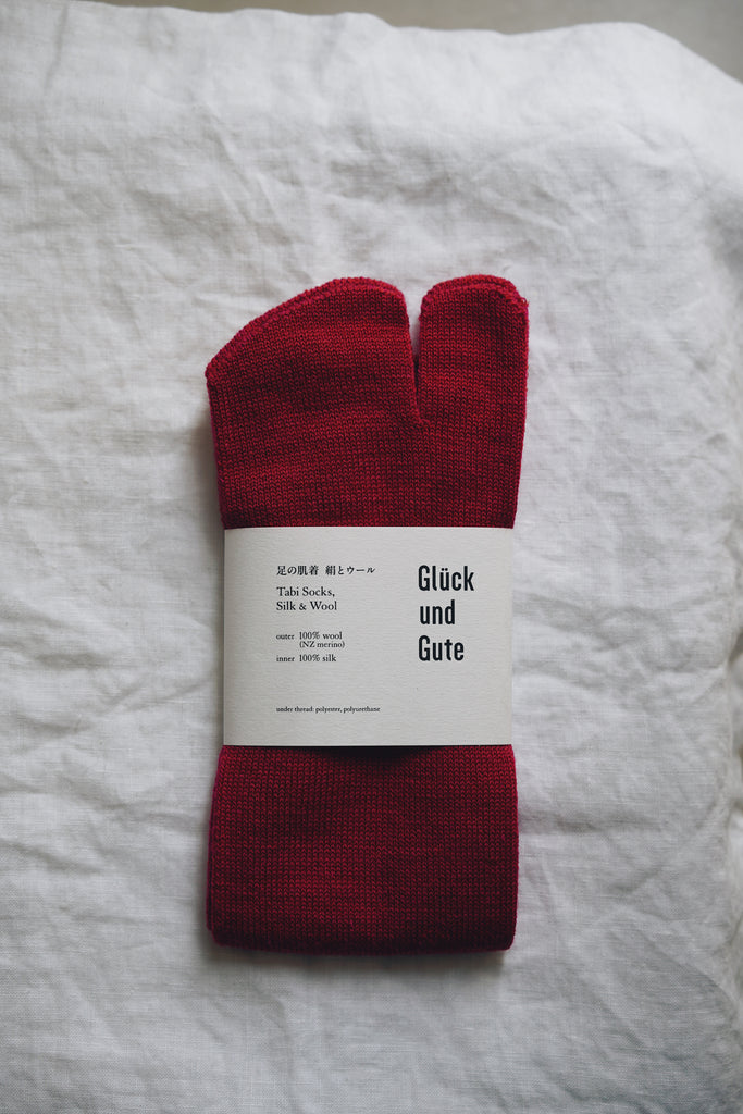 Glück und Gute - Silk & Wool Tabi Socks