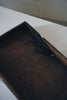 Keiichi Murakami - K-10 Black lacquered hand-carved wooden tray in Japanese chestnut