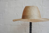 Wica Grocery - Flat Top Straw Hat with an Organic Brim