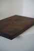 Keiichi Murakami - K-9b Black lacquered hand-carved wooden tray in Amur Cork wood