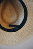 Wica Grocery - Drop shaped brim straw hat (LAST ONE)