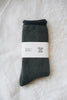 Glück und Gute - Plain Silk & Cotton Double-layered Socks