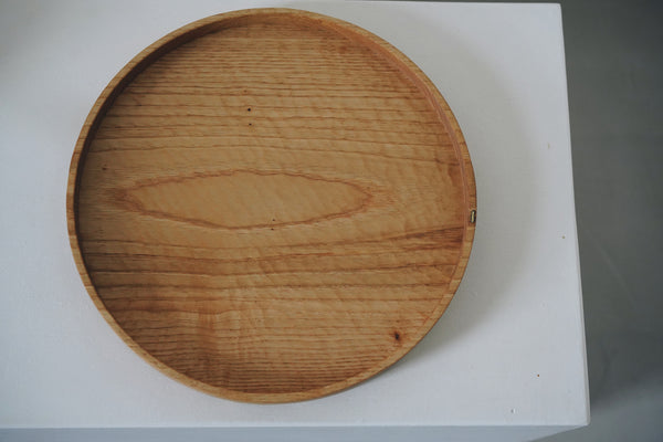 Keiichi Murakami - K-5 Hand-carved wooden tray in Japanese chestnut