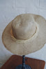 Wica Grocery - Tanned Straw Hat with Dried Leaf Décor