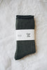 Glück und Gute - Plain Silk & Cotton Double-layered Socks