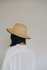 Wica Grocery - Drop shaped brim straw hat (LAST ONE)