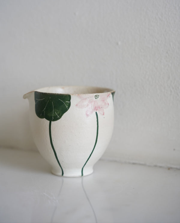 Momoko Otani - Lotus Flower Katakuchi Spouted Server (OM3) LAST ONE