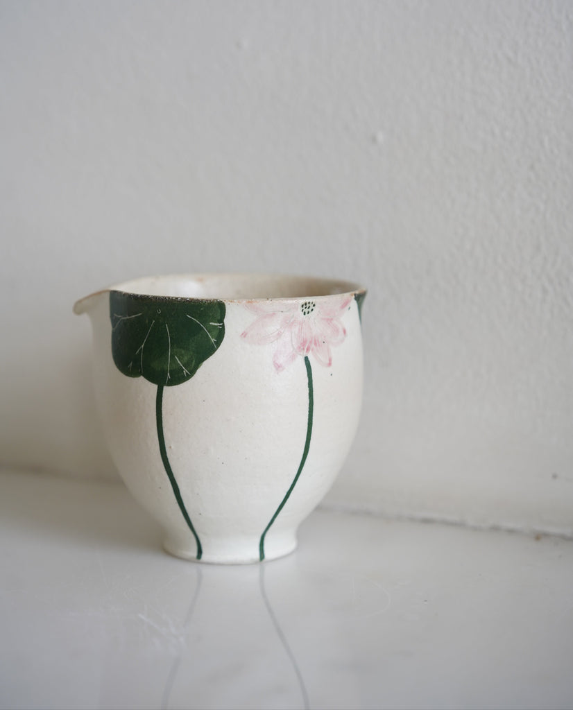 Momoko Otani - Lotus Flower Katakuchi Spouted Server (OM3) LAST ONE