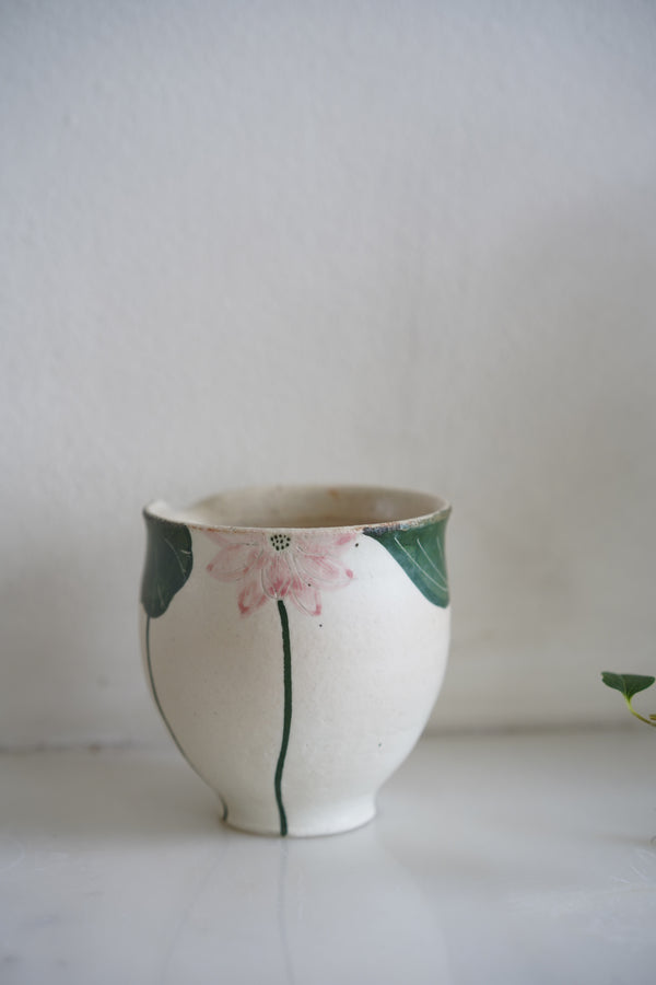 Momoko Otani - Lotus Flower Katakuchi Spouted Server (OM3) LAST ONE