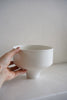 Tetsuya Otani - White Porcelain Square Footed Bowls (LAST ONE)