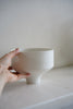 Tetsuya Otani - White Porcelain Square Footed Bowls (LAST ONE)