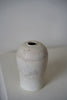 Momoko Otani - Sculpted Sgrafitto White Lotus Flower Vase B (OM29) LAST ONE