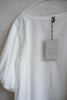 Francesca Amam Label - Balloon Sleeves Cotton Top