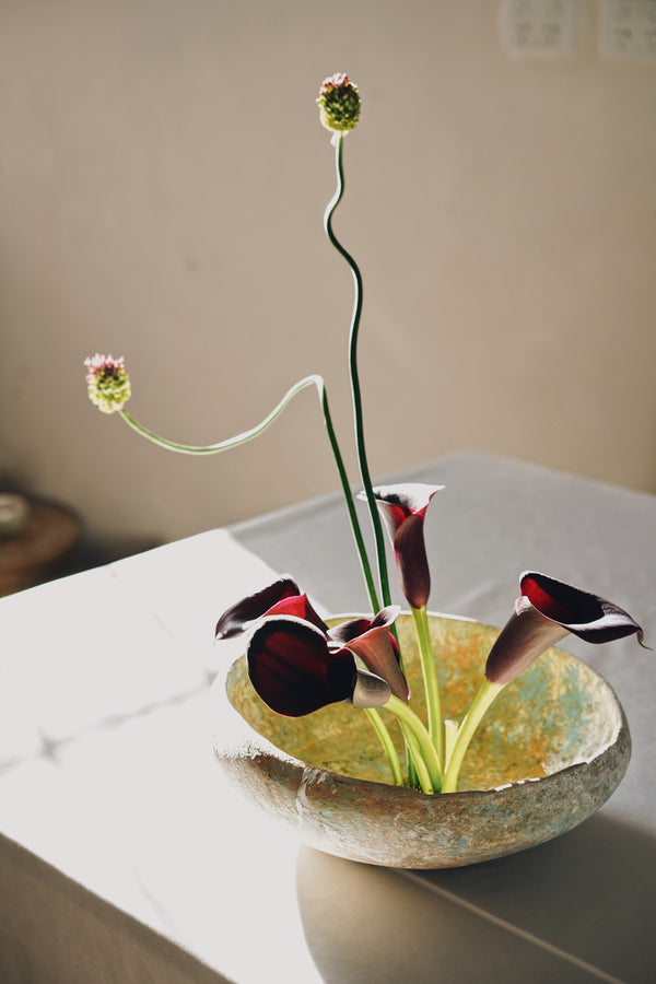 Akari Karugane - Ikebana large bowl/vessel (LAST ONE)