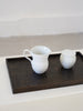 Keiichi Murakami - #10 Rectangular black lacquered wooden tray in Japanese walnut