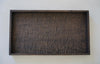 Keiichi Murakami - #12 Rectangular black rust lacquered wooden tray in Japanese camphorwood