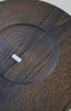 Keiichi Murakami - #4 Black lacquered round wooden tray in Japanese walnut