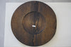Keiichi Murakami - #3 Black lacquered round wooden tray in Japanese walnut