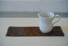 Keiko Murakami - Hand-dyed persimmon & rust dyed short tea mat